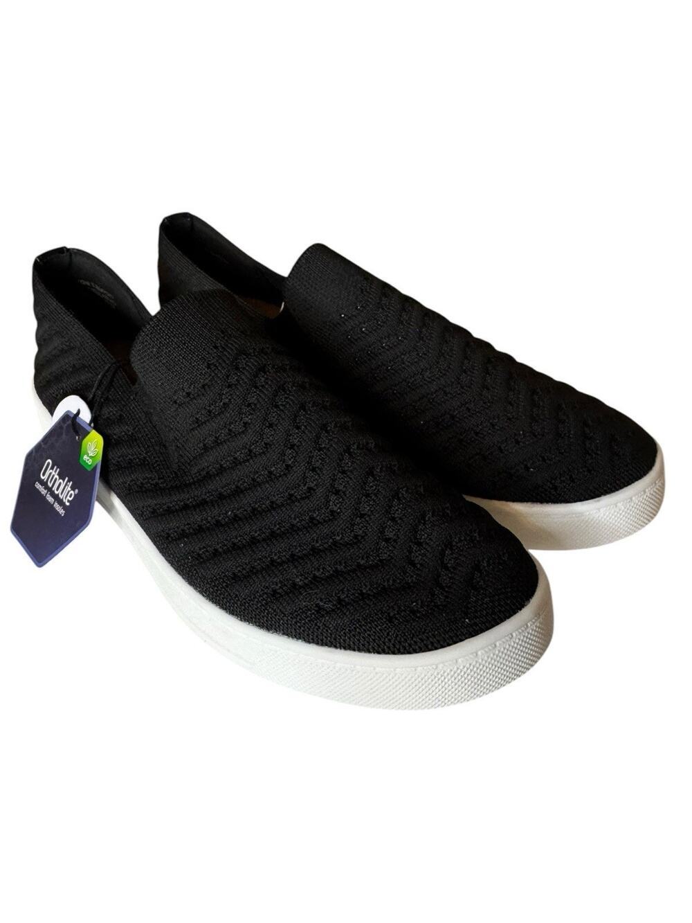 Sonoma NEW Catahoula Slip On Comfort Walking Shoes Black Size 7.5 Ortholite